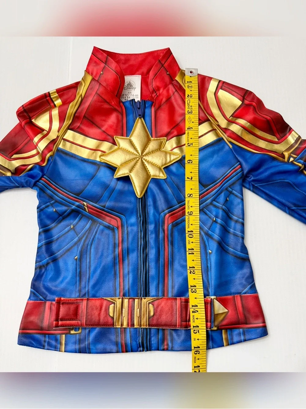 Disney Deluxe Captain Marvel Costume Set - Blue & Red - 5/6